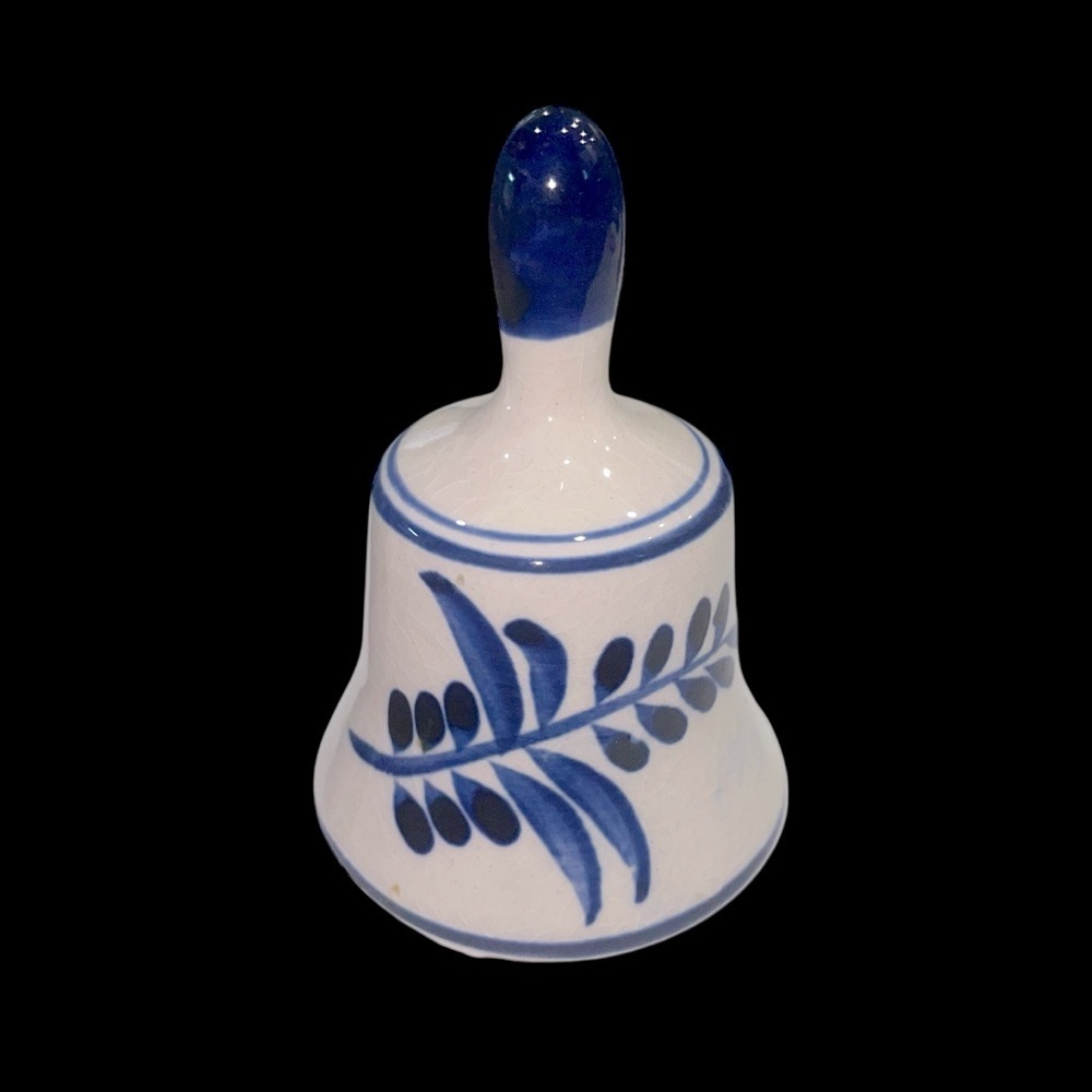 Vintage Blue & White Delft Holland Ceramic Figurines & Mini Windmills (Set of 5) - Picture 9 of 13